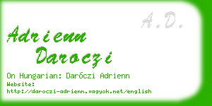 adrienn daroczi business card
